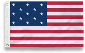 ORIGINAL 13 STAR AMERICAN FLAG (1777-1795)
