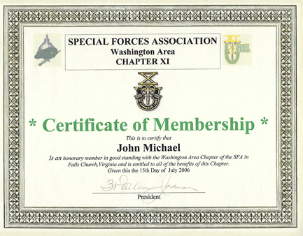 SFA XI MEMBERSHIP