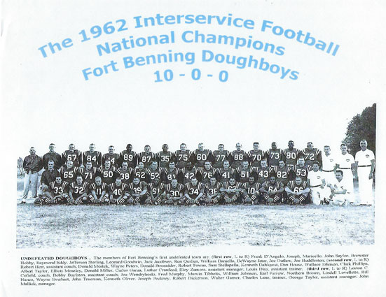 1962 Fort Benning Doughboys