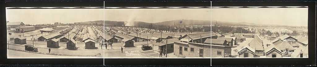 West from "Y" 82, at Paris, Camp Sevier, S.C.