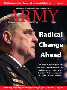 ARMY MAGAZINE JAN 2017